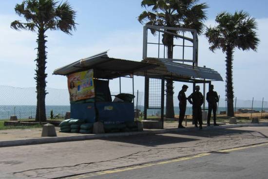 poste de garde à Colombo