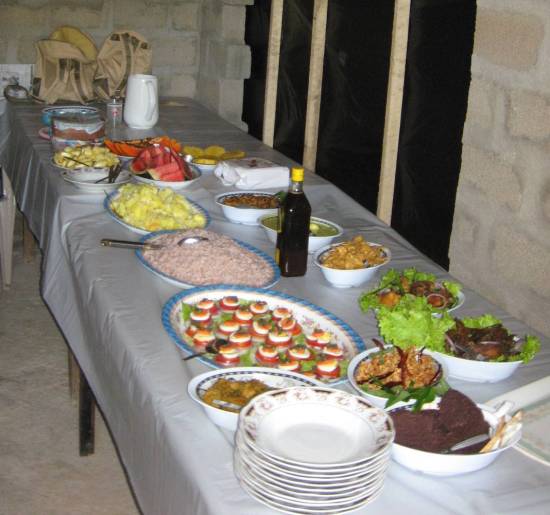 repas d'accueil